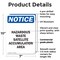Signmission Hazardous Waste Satellite Accumulation OSHA Notice Sign, Plastic, 7in W x 10in L, 2PK OS-2PACK-NS-P-710-V-13338 - alternate 5